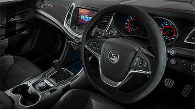 GTSR Optional Alcantara Steering Wheel and Gear Lever