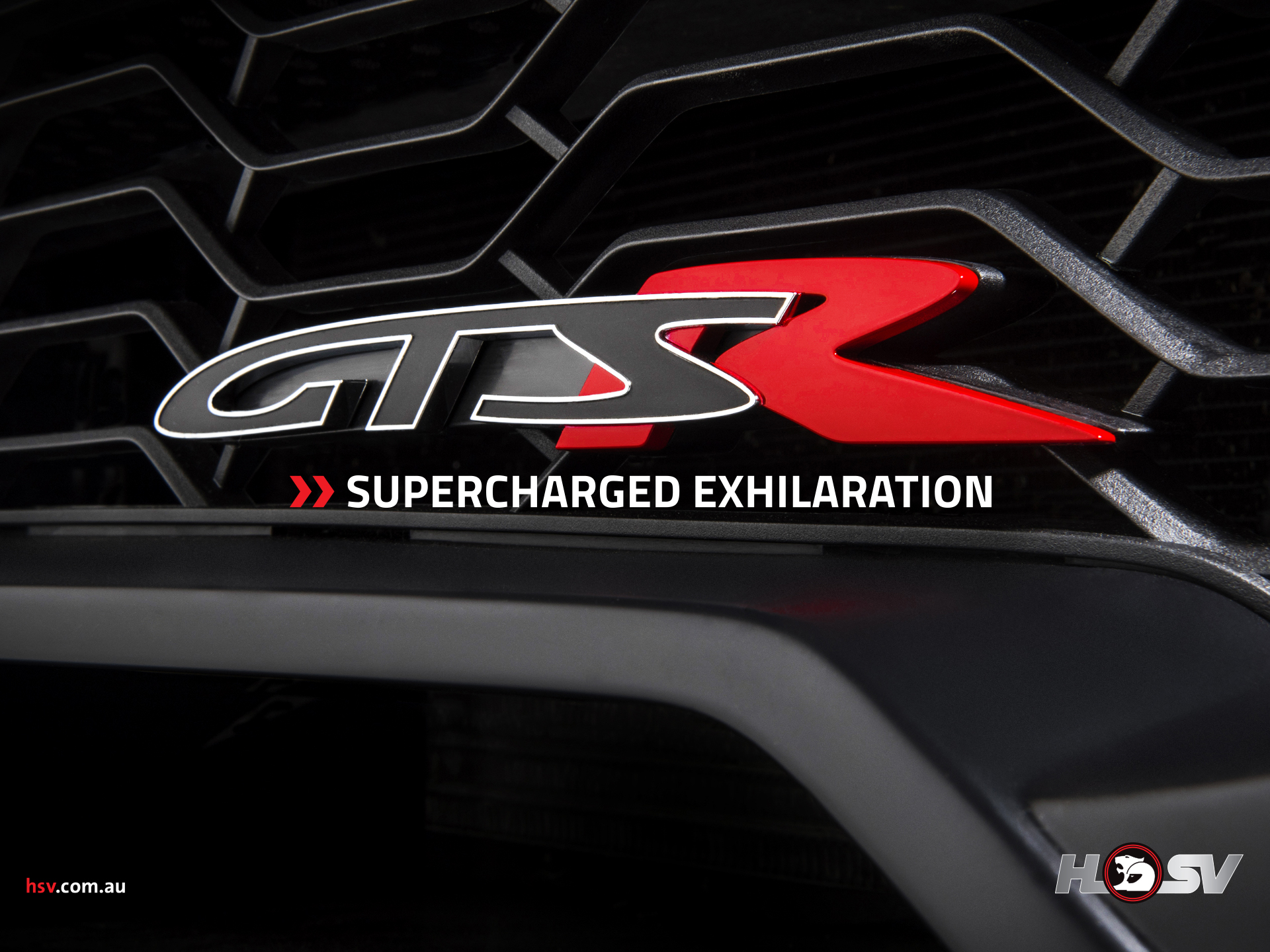 thumbnail image 2 of HSV VF GEN-F2 GTSR Badge – Red & Black Chrome – For Grille Or Boot – Holden/HSV 2 of 4